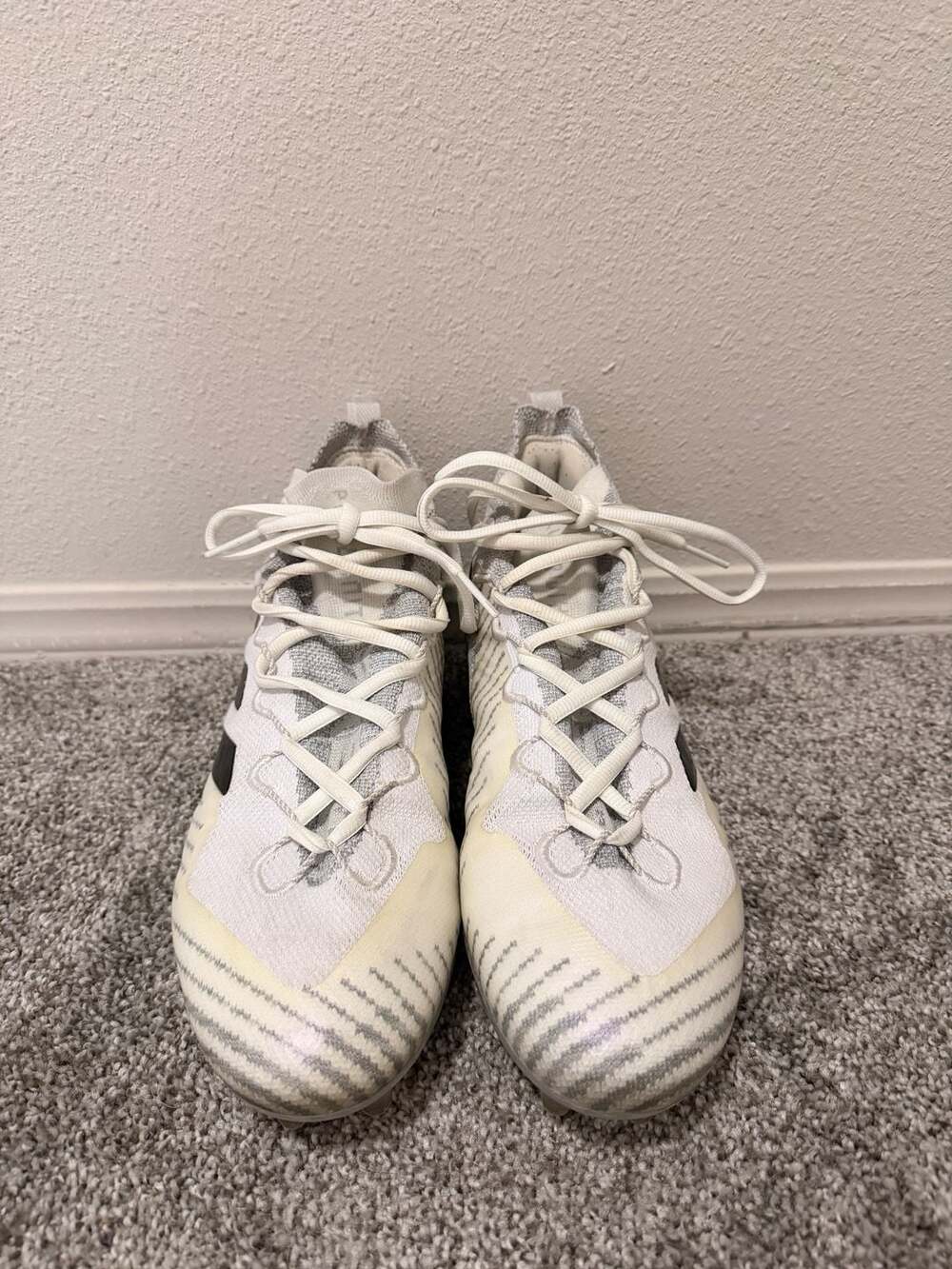 Adidas Freak Ultra Boost Primeknit Football Cleats White/Gray FX1296